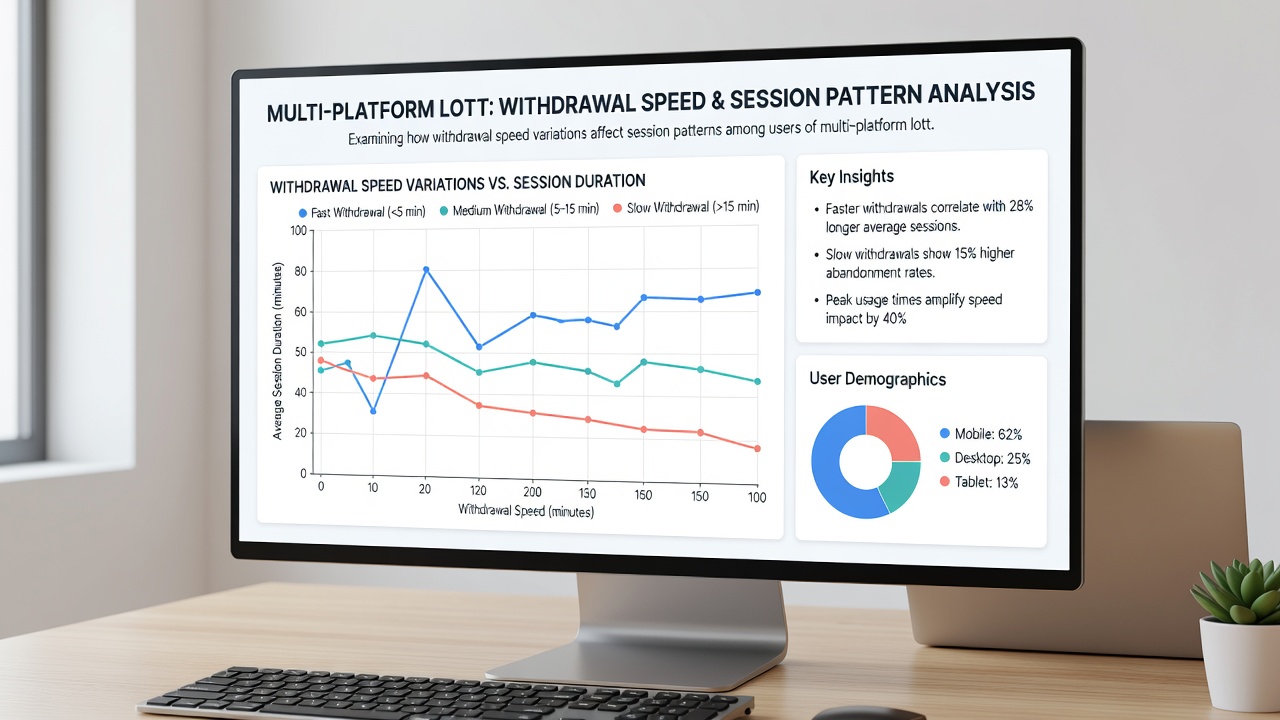 Grafik mit Sitzungsdaten und Auszahlungszeiten aus Lotterie-Plattformen